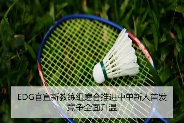 EDG官宣新教练组磨合推进中单新人首发竞争全面升温
